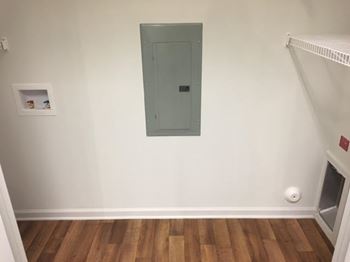 Washer & dryer connections